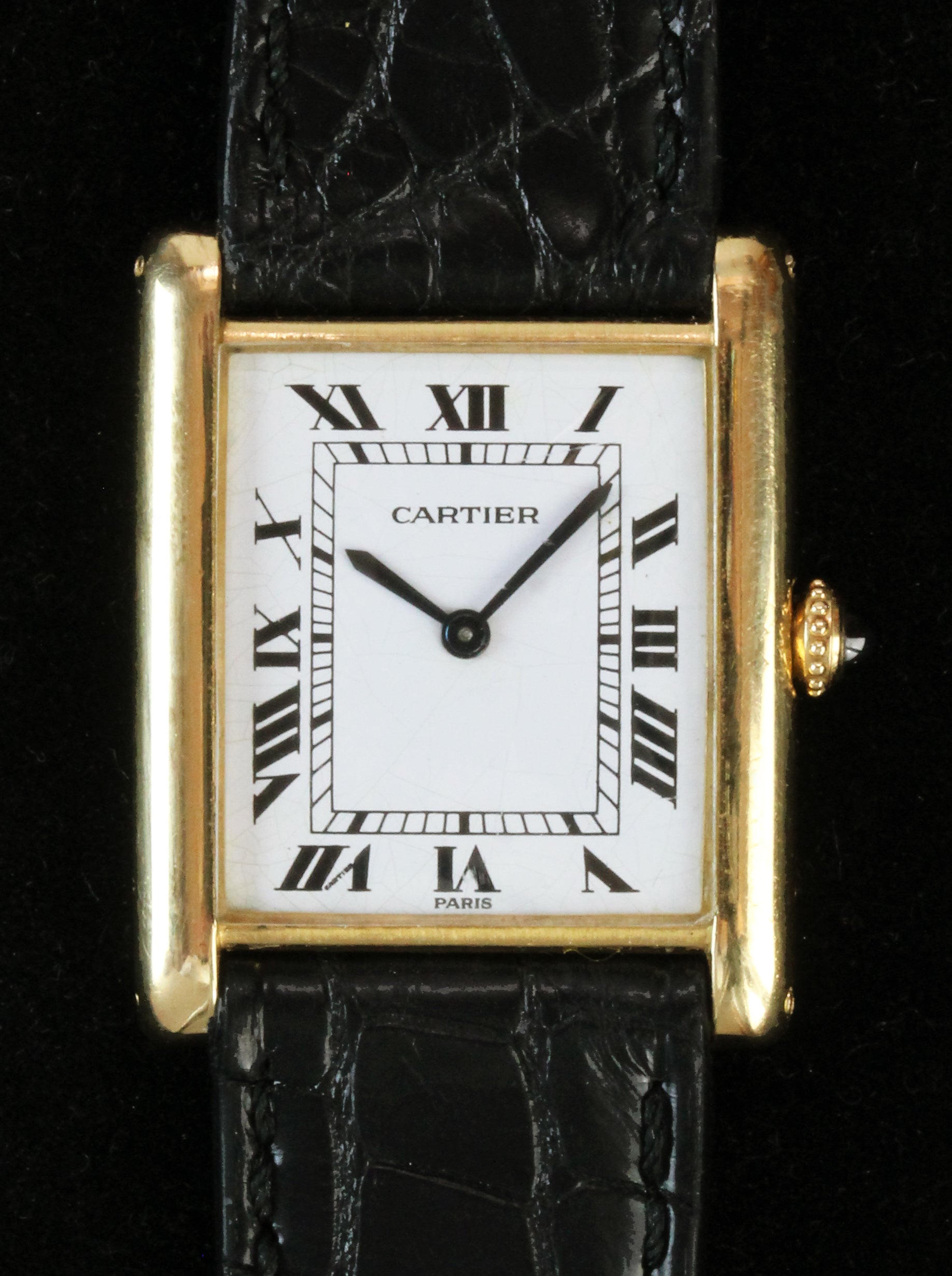 Fine CARTIER "Tank" in gold from the 70' ies