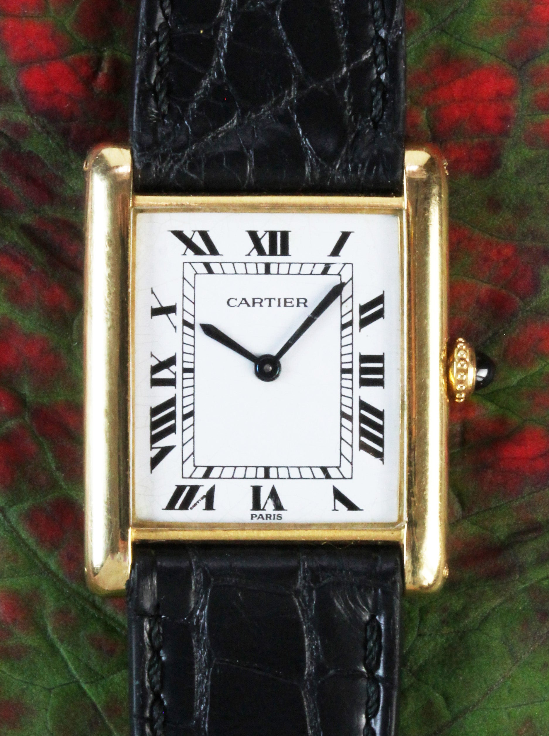 Fine CARTIER "Tank" in gold from the 70' ies