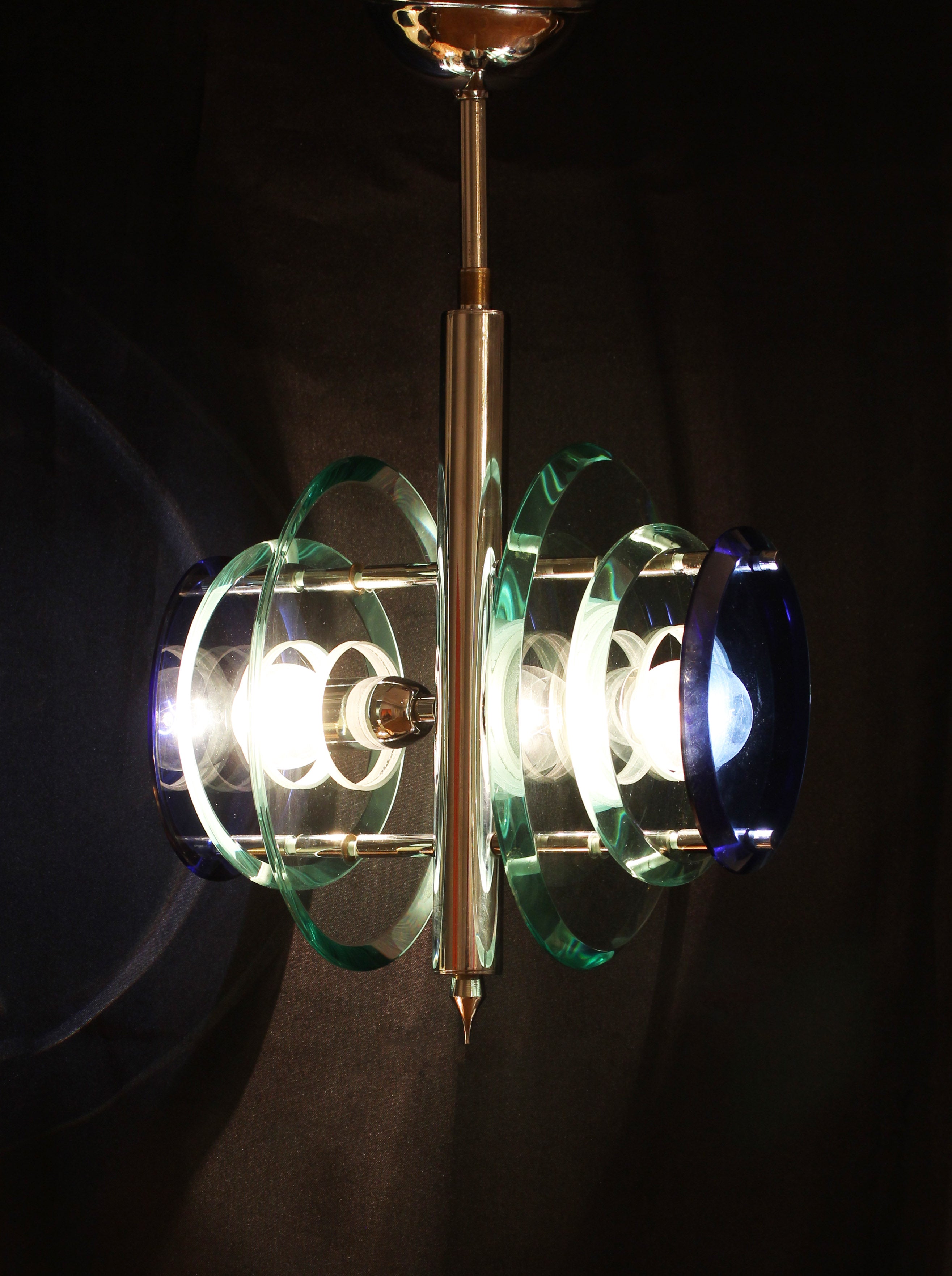 Vintage ceiling lamp made by FONTANA ARTE