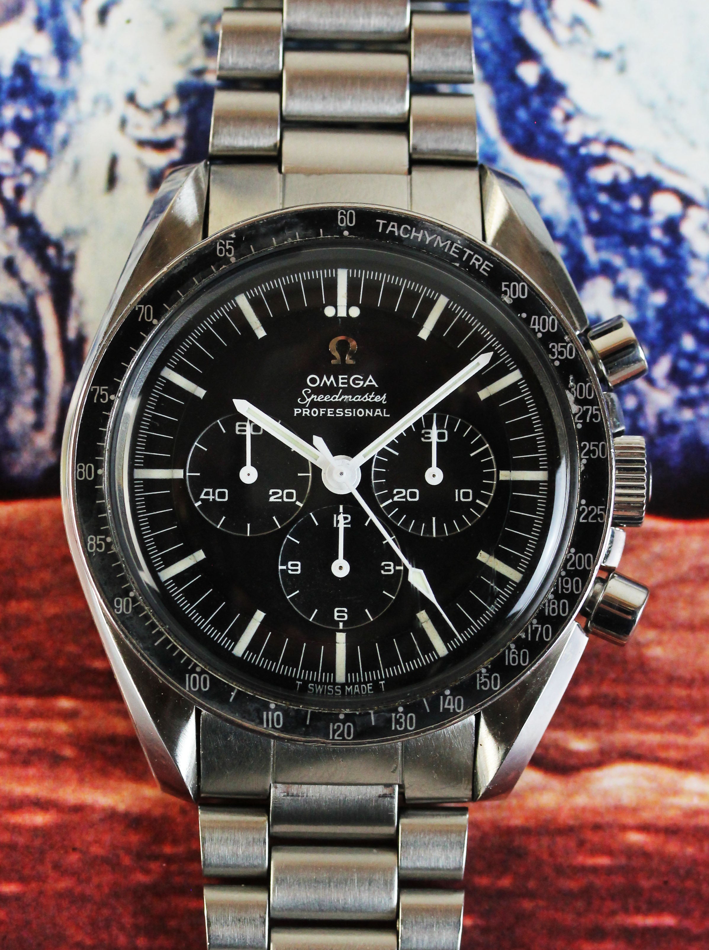 Pre moon OMEGA Speedmaster, ref. 145.012, from 1967