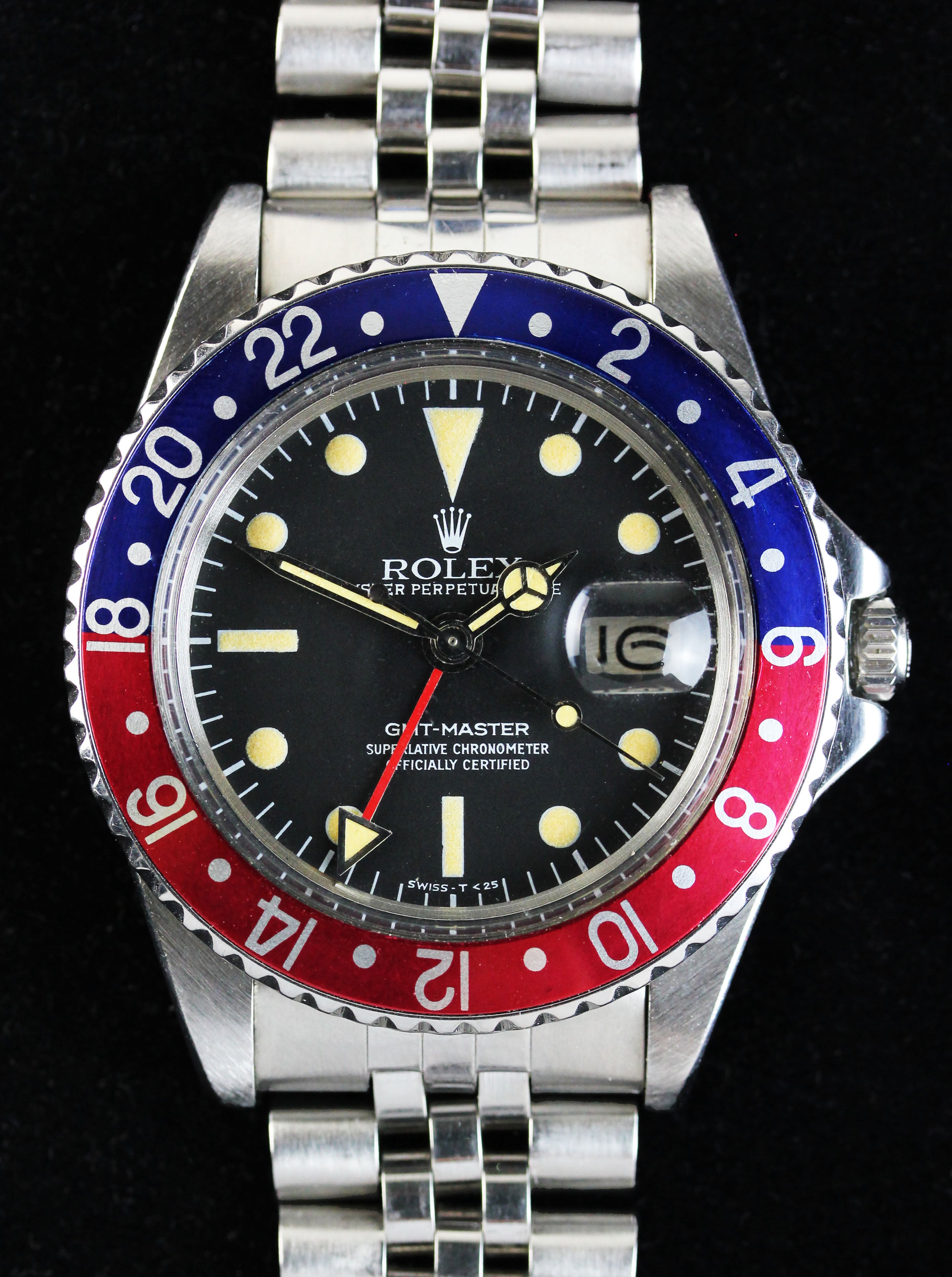 Vintage ROLEX GMT "Pepsi", ref. 1675, from 1979