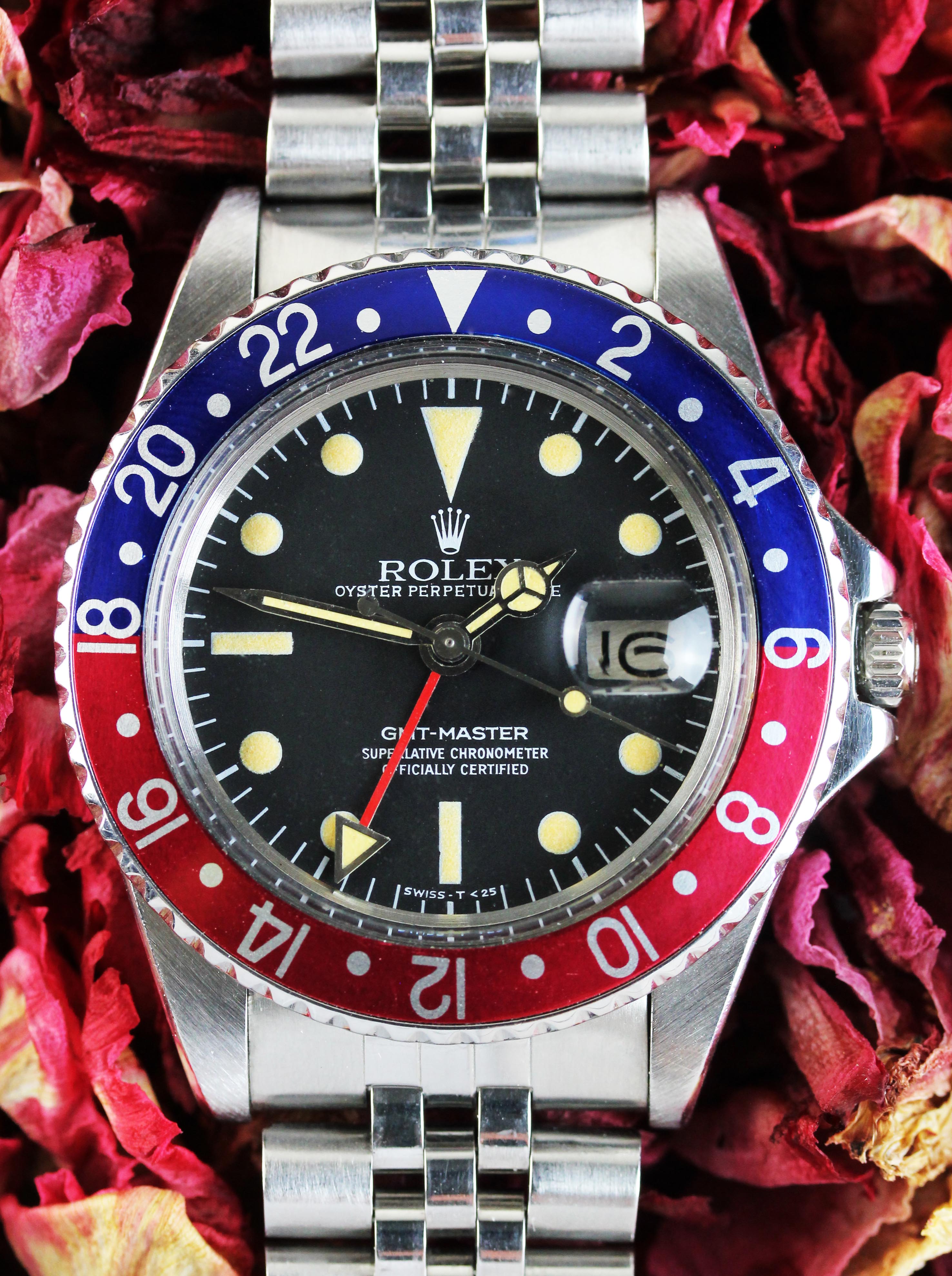 Vintage ROLEX GMT "Pepsi", ref. 1675, from 1979
