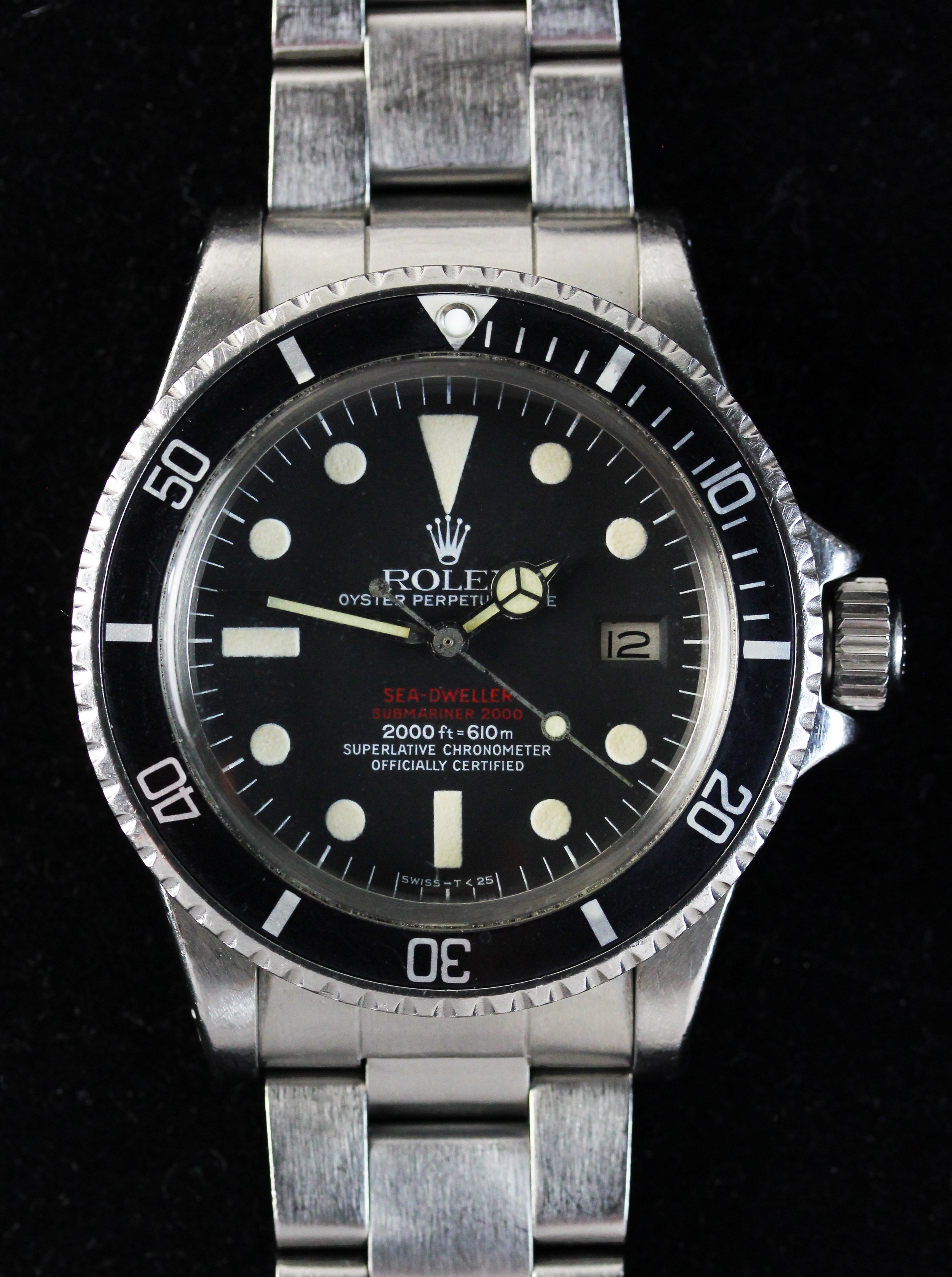 Vintage ROLEX Sea-Dweller "double red", reference 1665, from 1979