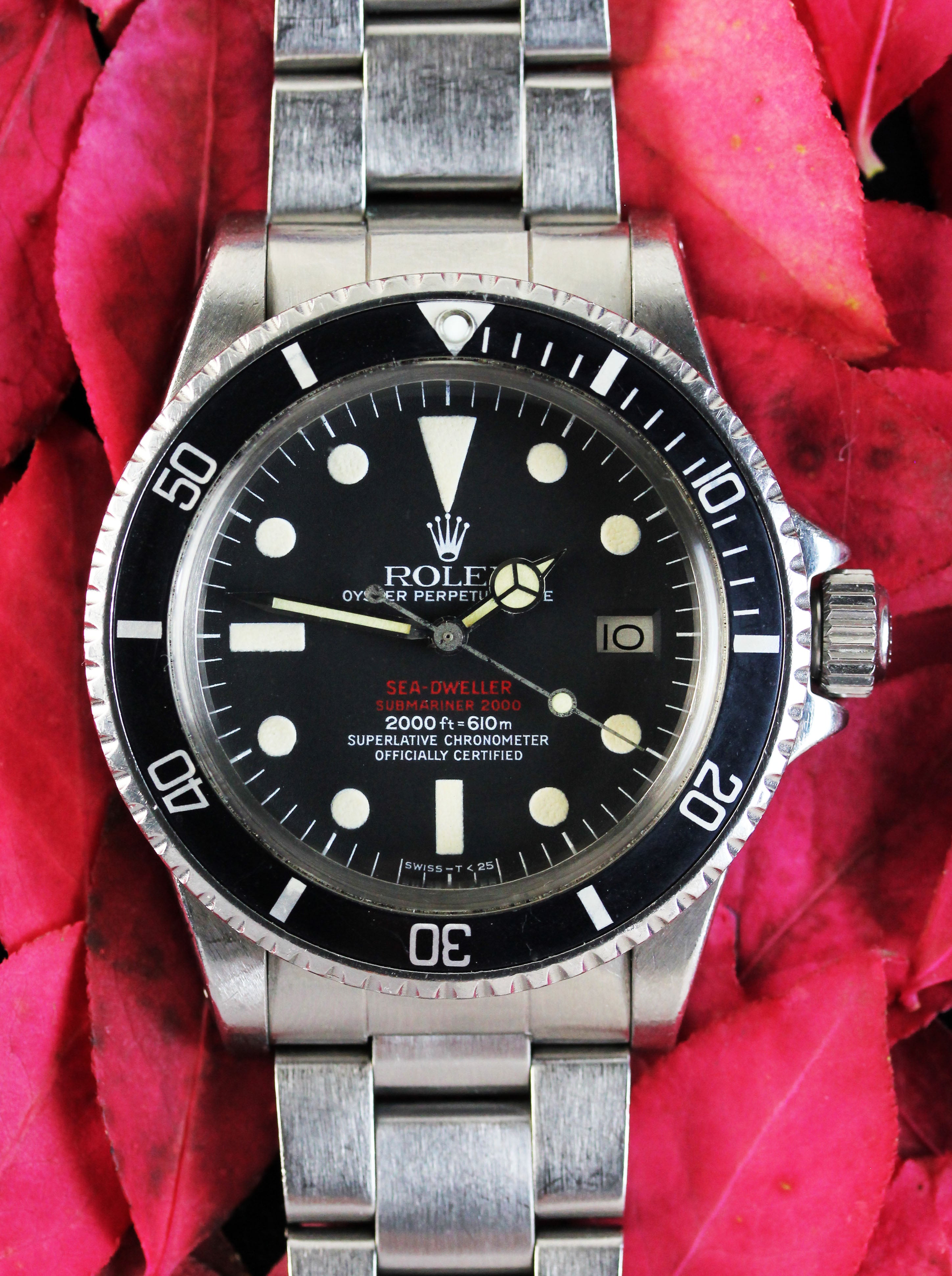 Vintage ROLEX Sea-Dweller "double red", reference 1665, from 1979
