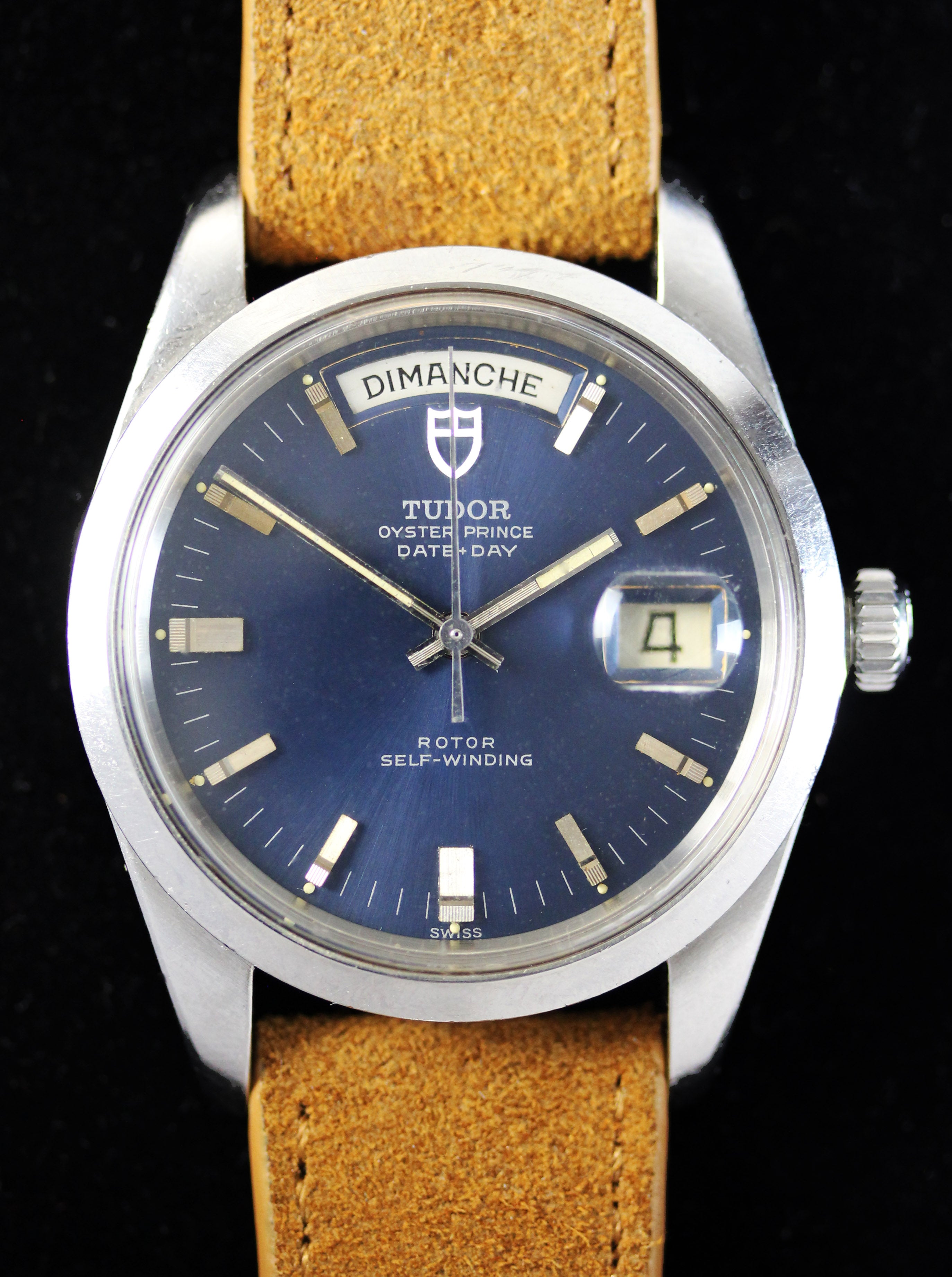 TUDOR "Date +Day", ref. 7017, in stainless steel from 1969