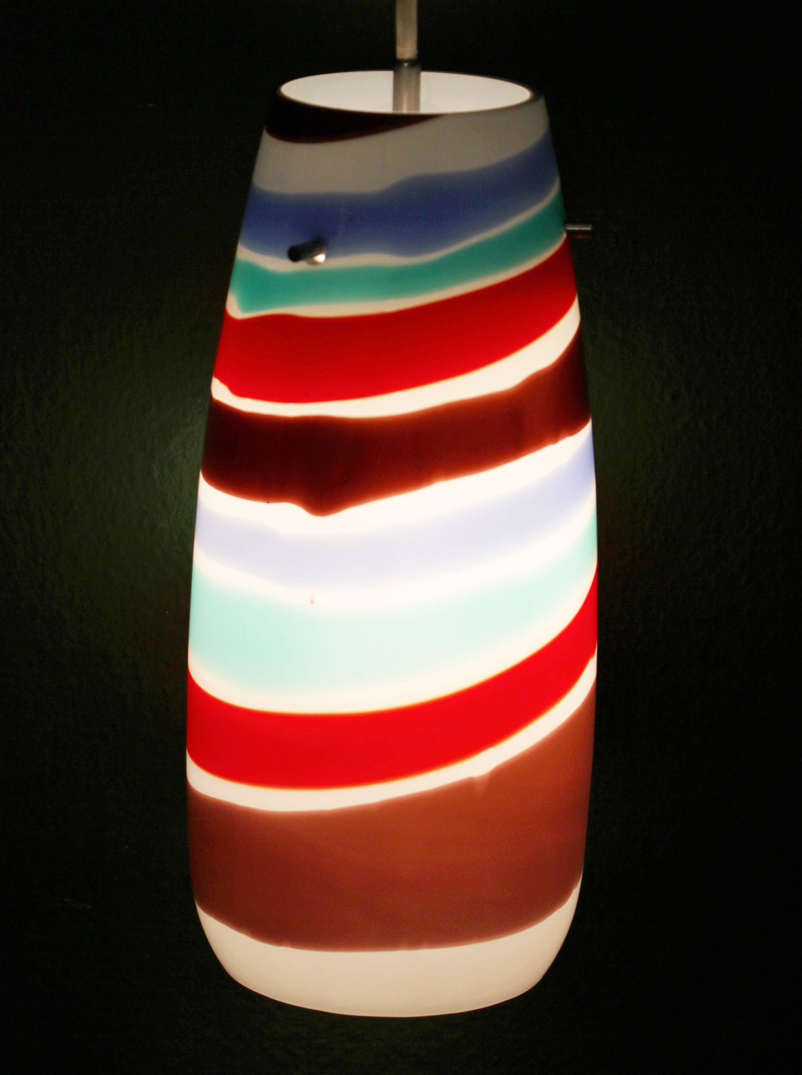 Vintage colorful VENINI ceiling lamp
