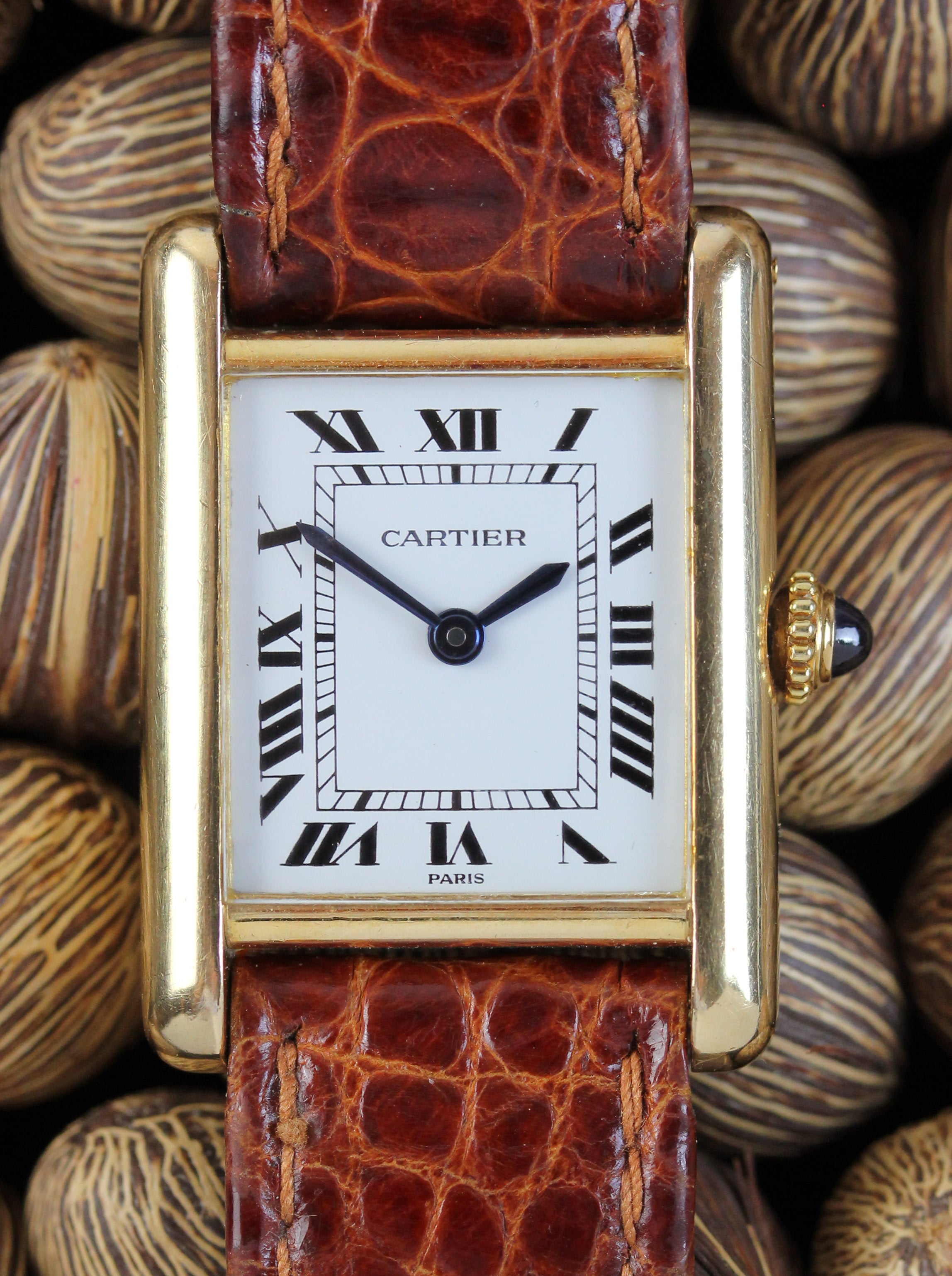 Fine CARTIER Tank in gold, ref. 78087 from 1970