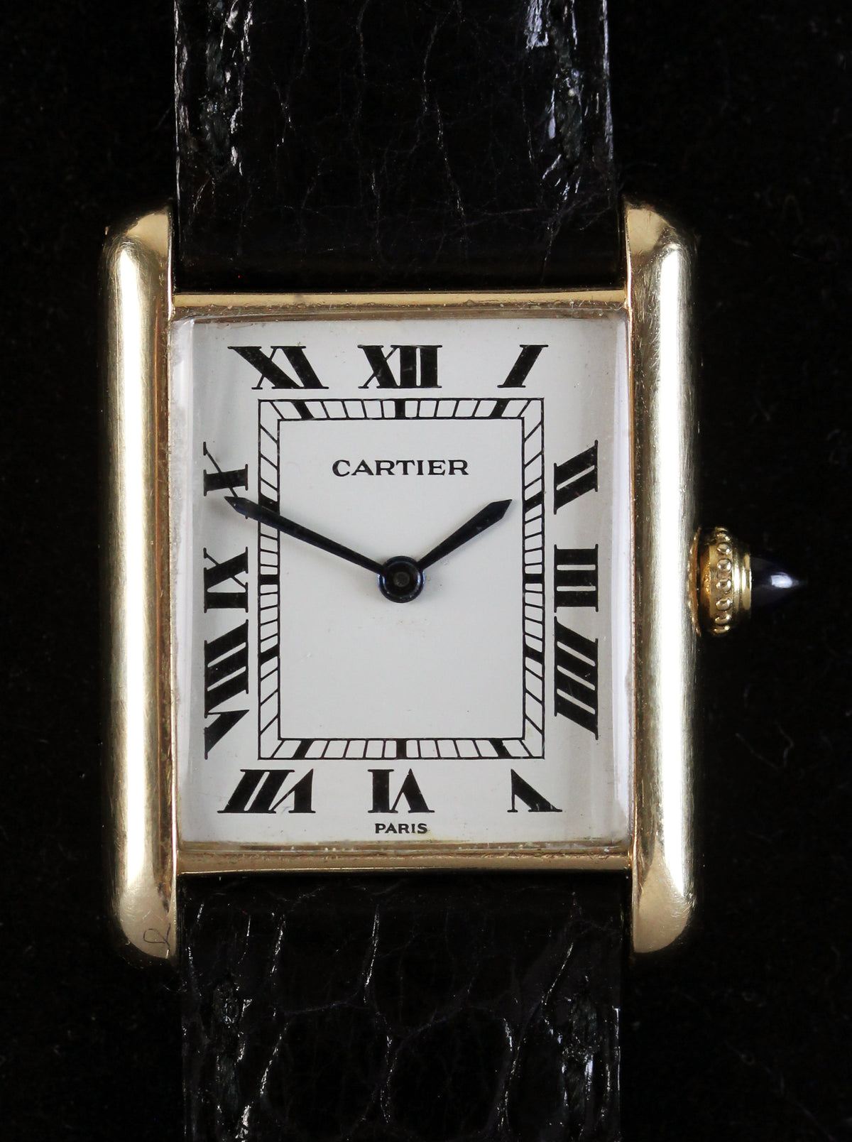 Fine CARTIER "Tank", ref. 78086 in gold from the 80' ies
