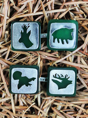 Hunting cufflinks made by Victor Mayer