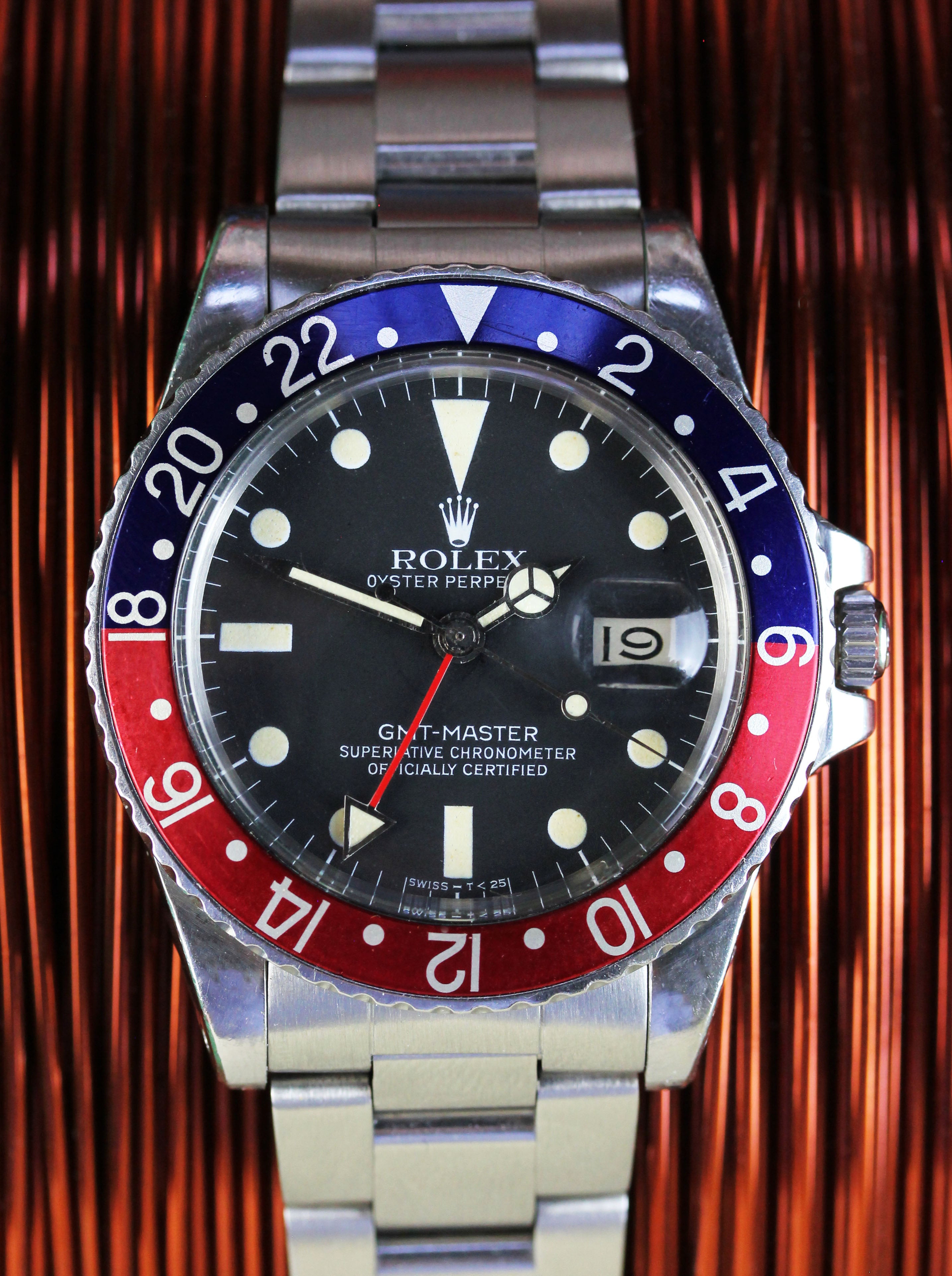 ROLEX GMT "Pepsi", ref. 16750 from 1980