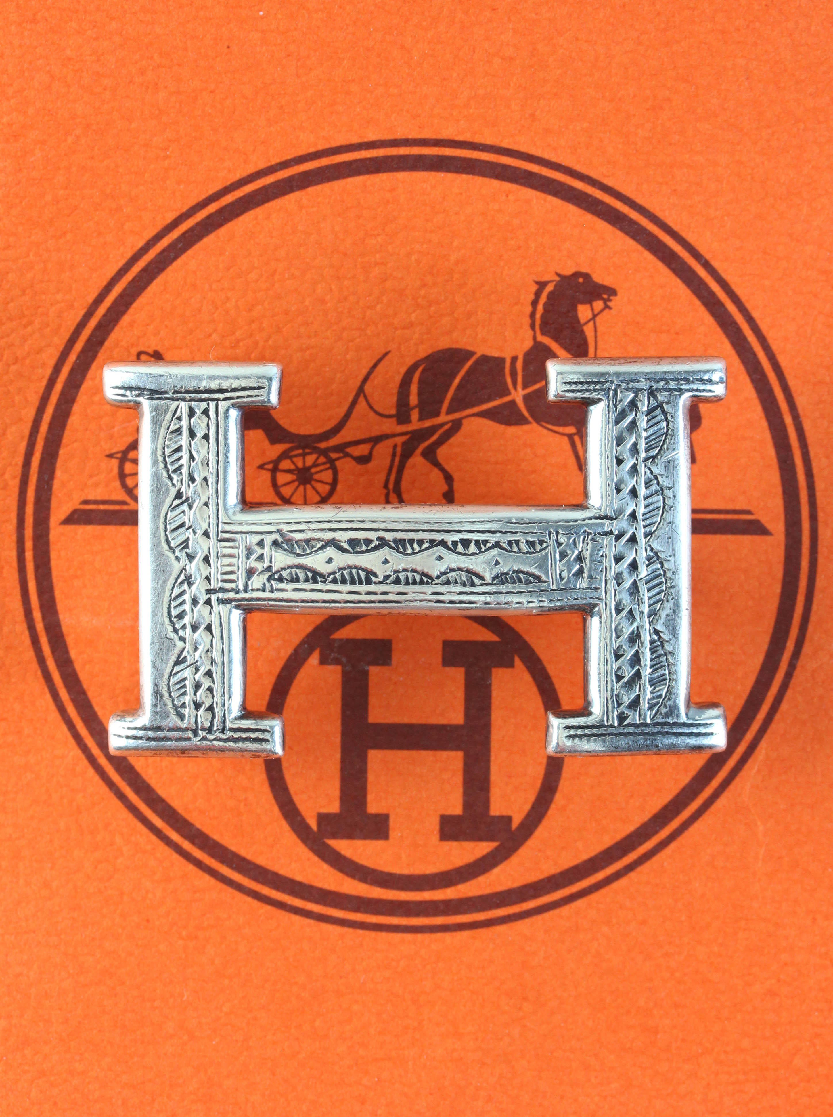 Silver Touareg HERMÈS buckle