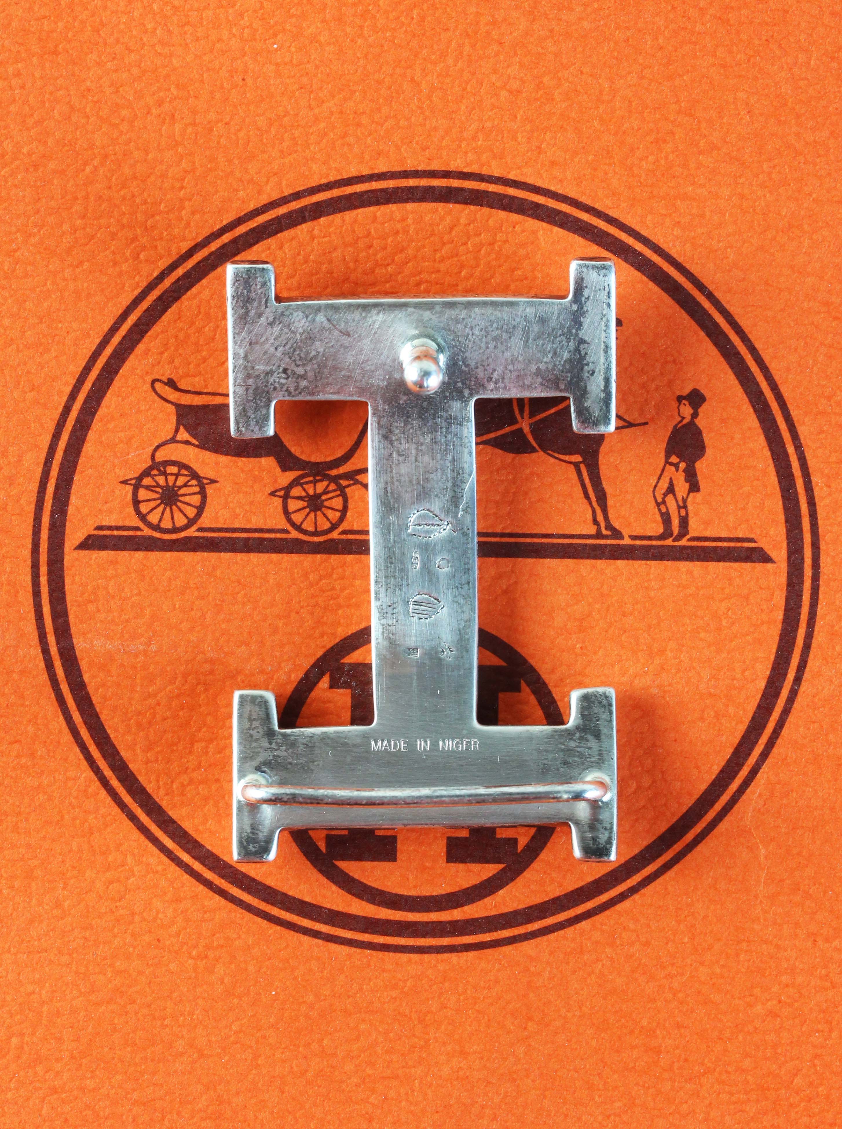 Silver Touareg HERMÈS buckle