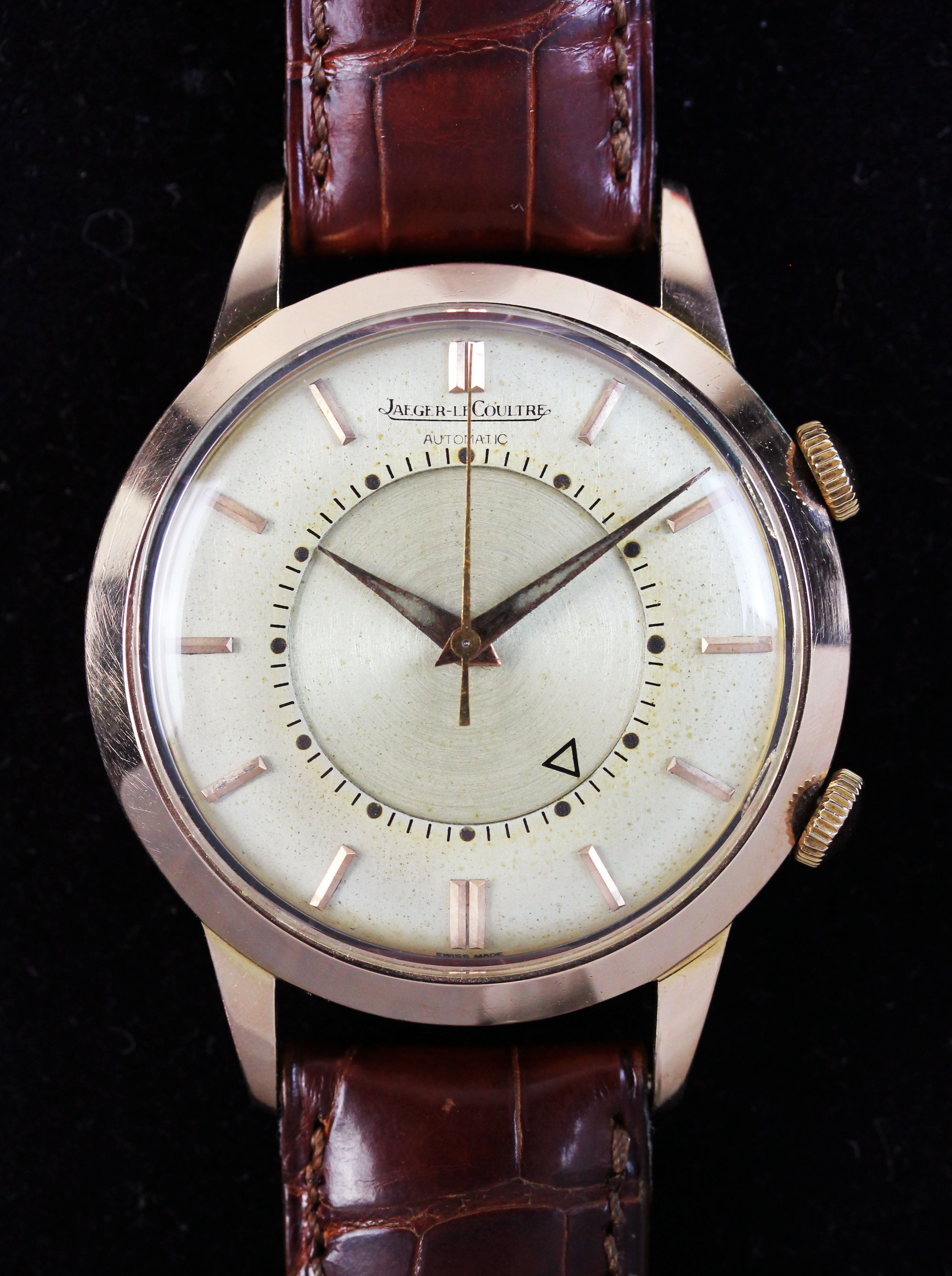 Rare pink gold JLC Memovox from 1950