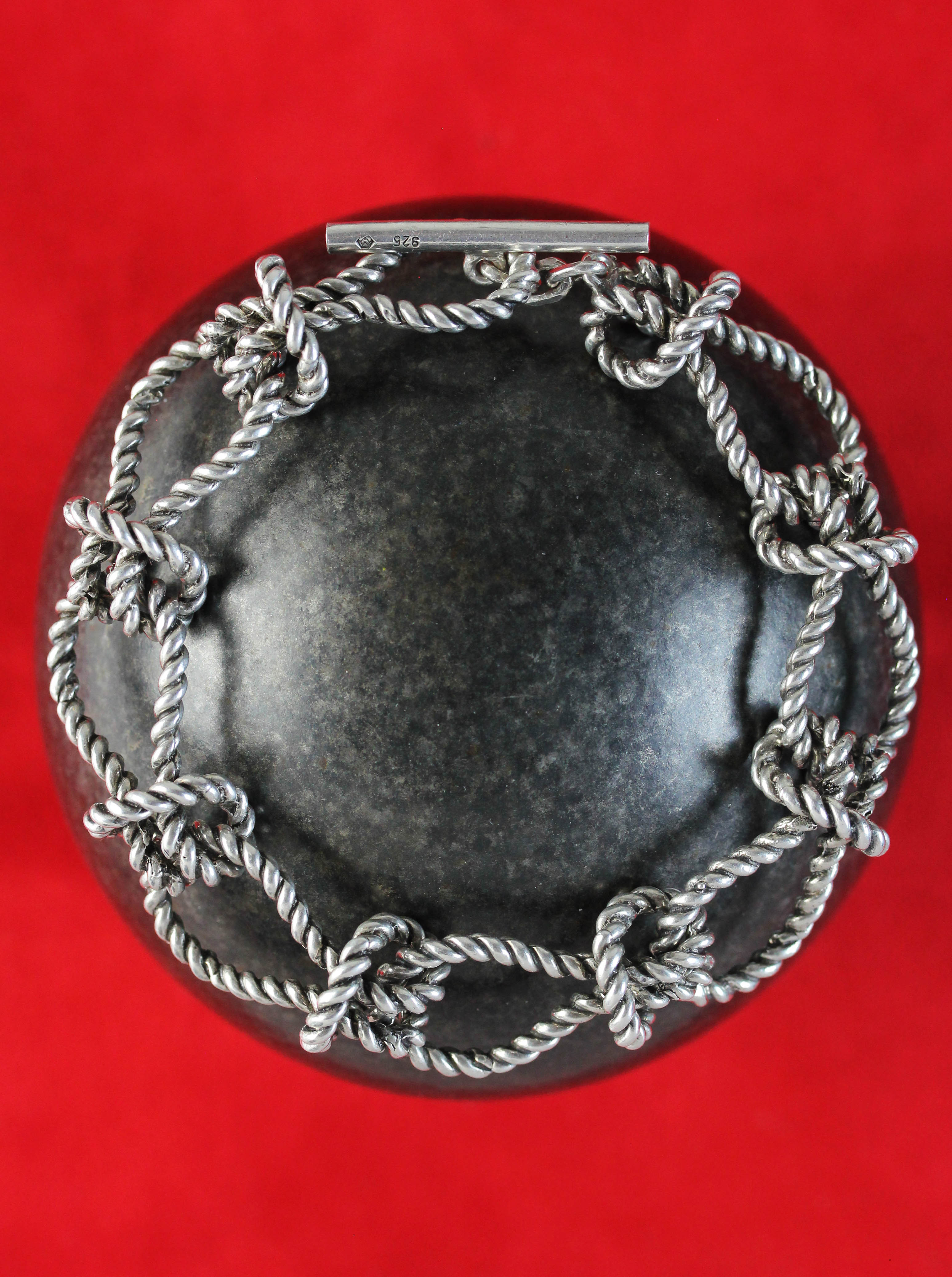 Rare silver bracelet made by the FABERGÉ jeweler Victor Mayer