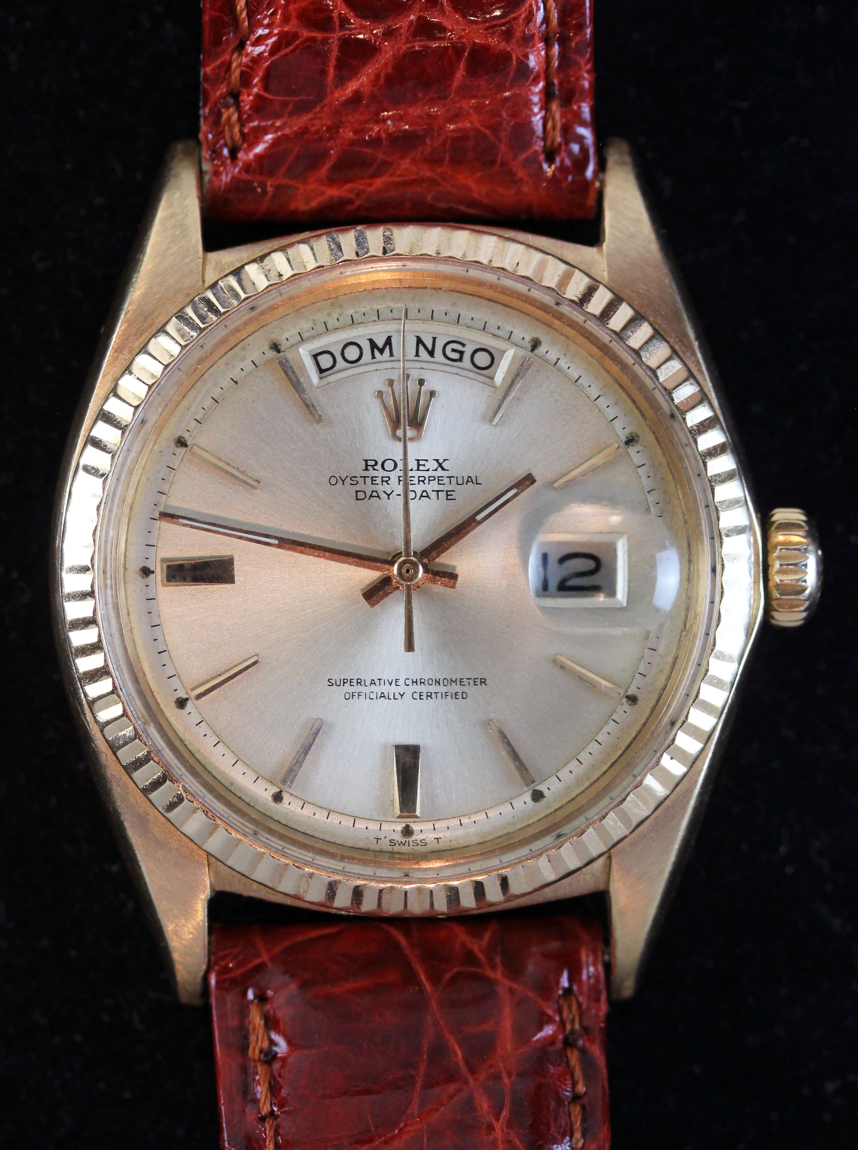 Rose gold ROLEX Day-Date ref. 1803 from 1965
