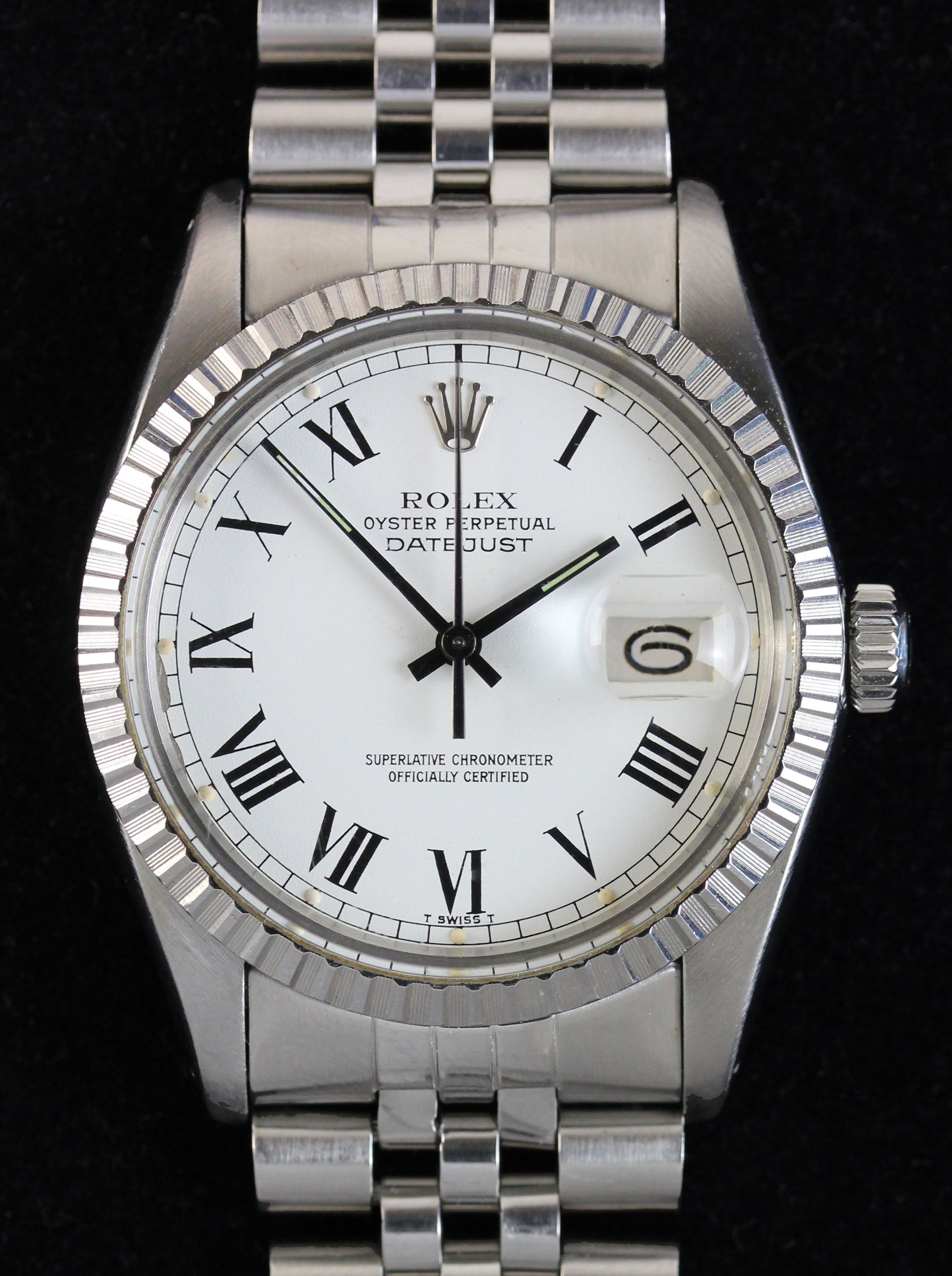 Stainless steel ROLEX Datejust from 1978