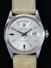Fine ROLEX Day-Date, ref. 1803 from 1967 in white gold