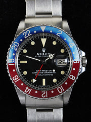Rar ROLEX GMT "Pepsi", reference 1675, from 1965 with long "E"