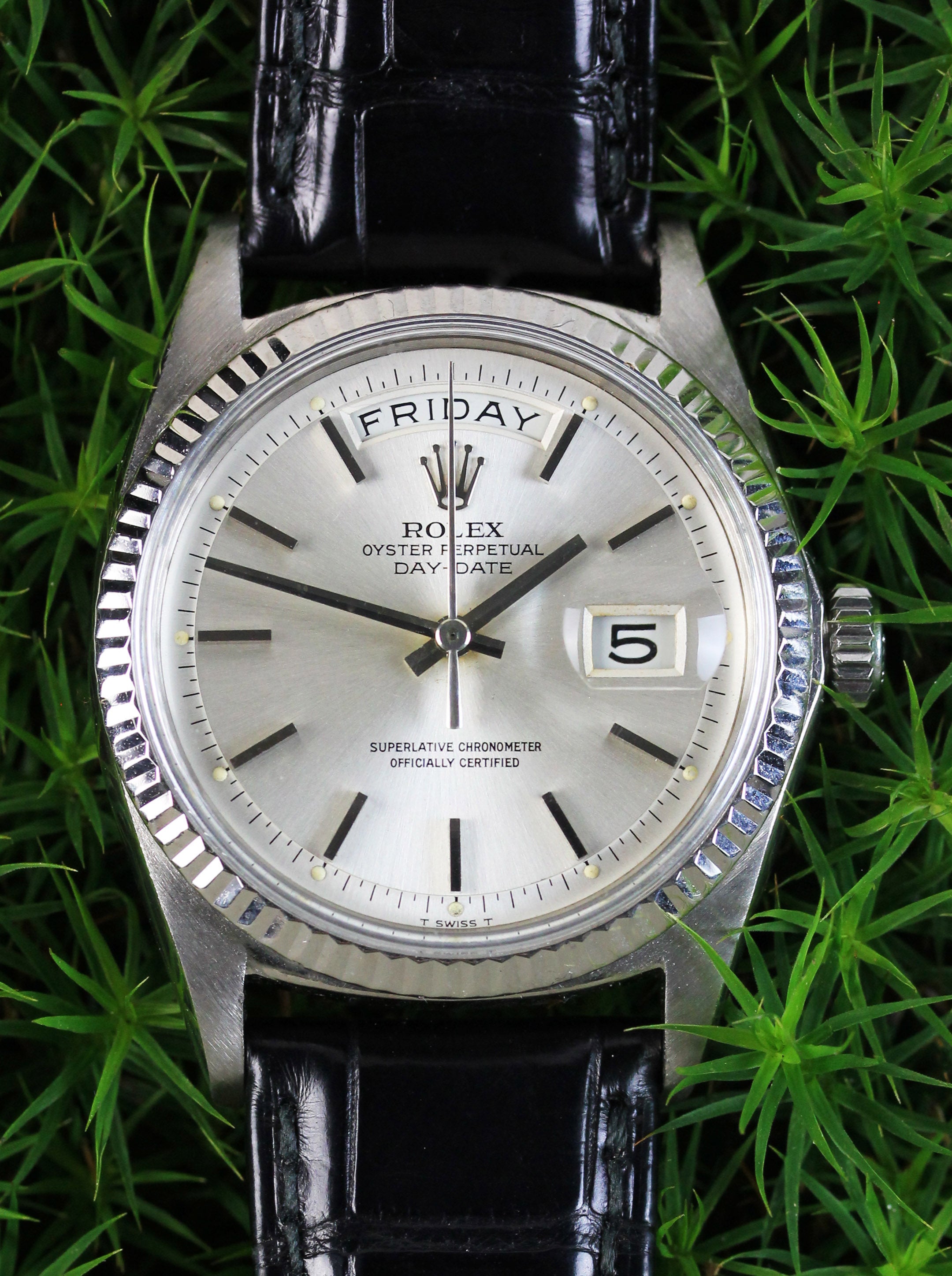 A fine white gold ROLEX Day-Date, ref. 1803, from 1969