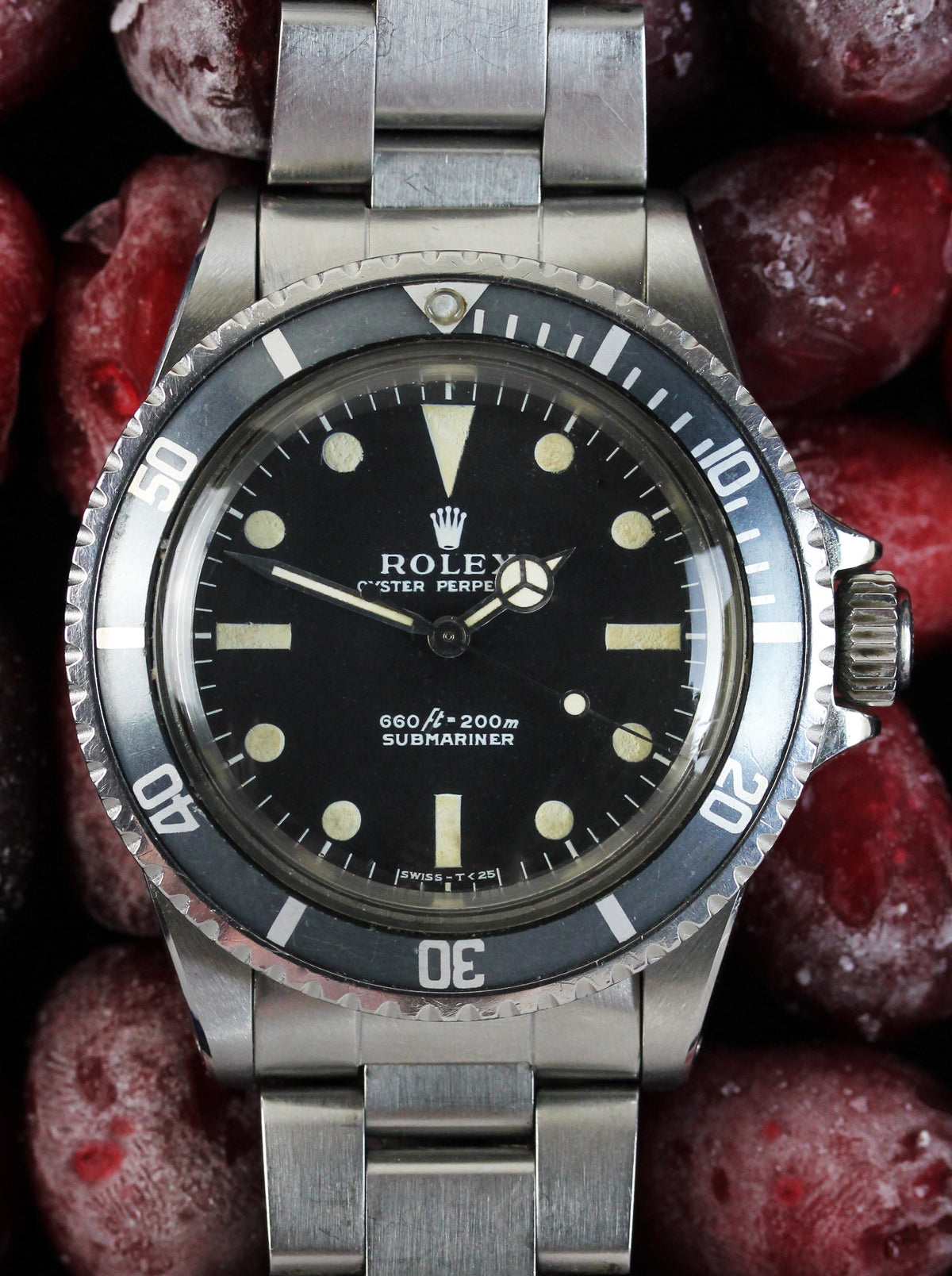 ROLEX Submariner, ref. 5513, from 1971 with a faded bezel