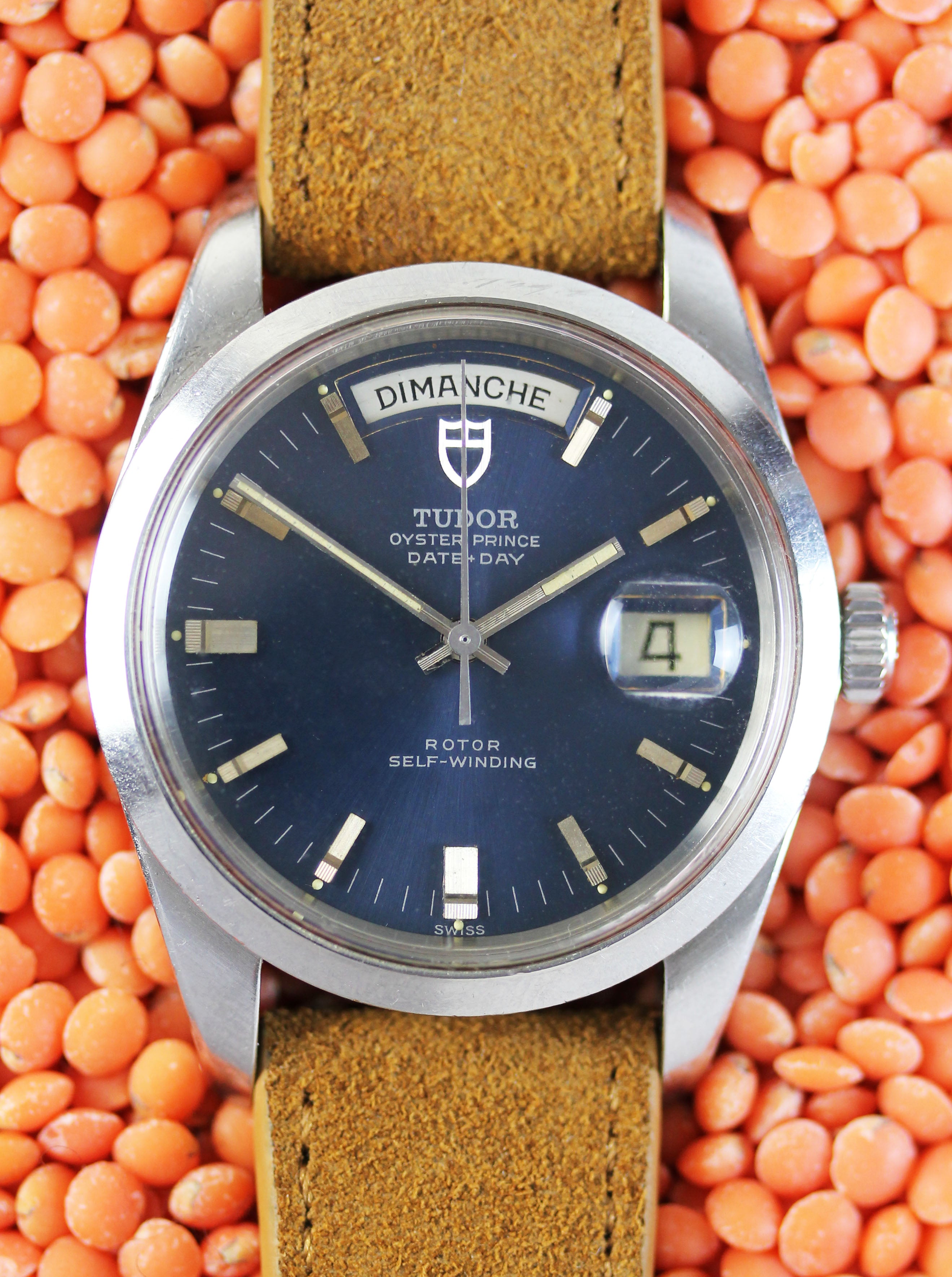 TUDOR "Date +Day", ref. 7017, in stainless steel from 1969