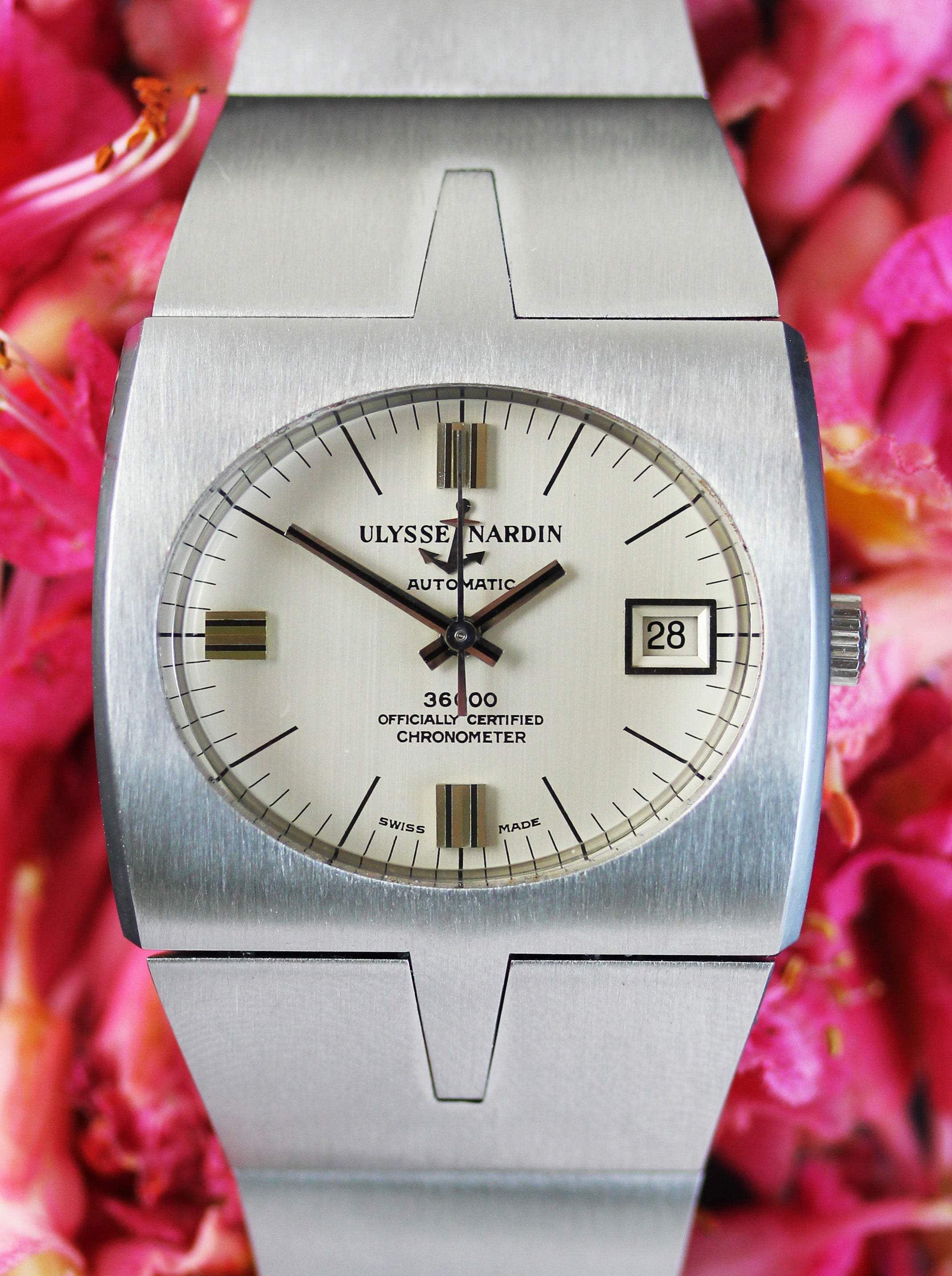 ULYSSE NARDIN automatic chronometer, ref. A7650, from the 70 ies