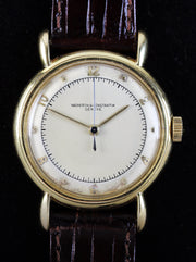 Medium size VACHERON & CONSTANTIN in gold with fancy teardrop lugs